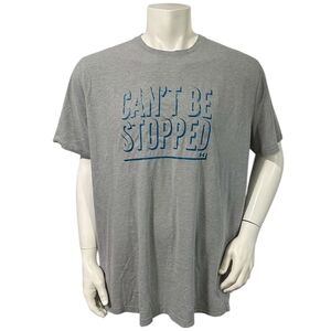 Under Armour Men’s Gray Blue Logo Print Short Sleeve XL